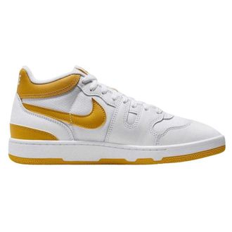 Nike Leren Trainers Heren Attack (Wit/Geel)