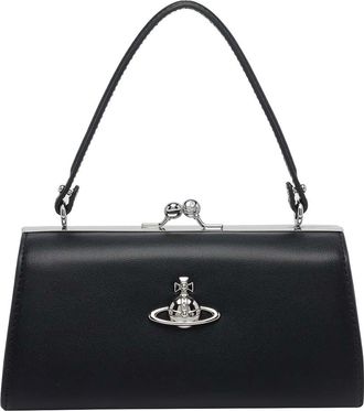 Vivienne Westwood Black Doll Xl Frame Purse