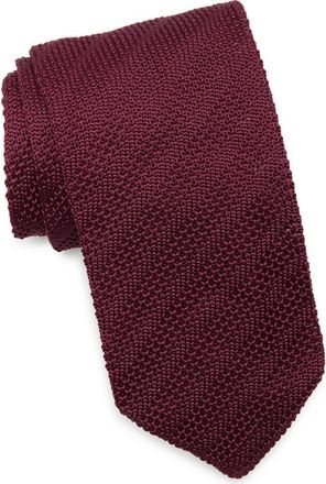 Paisley & Gray Stanley Solid Knit Tie in Malbec at Nordstrom Rack