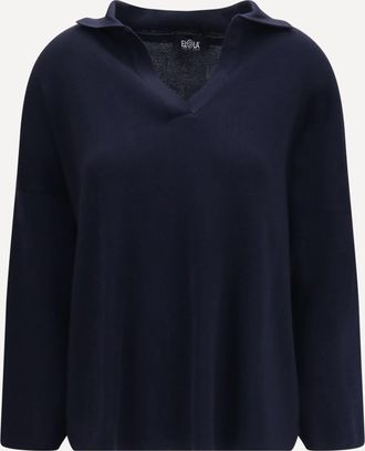 Ella Maglione in lana con collo polo Woman XS
