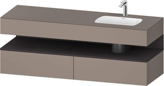 Duravit Qatego Lavabo Encastrado Con Base De Lavabo Consola, - Duravit
