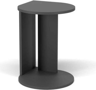 HERDASA Herdasa - Mesa Velador 540 Para Sal&oacute;n Acabado Grafito, 62cm(alto) 46cm(ancho) 55cm(largo)