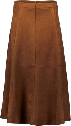 Zero Rokken, Dames, Bruin, 2Xl, Midi Rokken