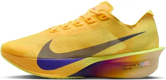 Nike Womens Vaporfly 4 Road Racing Shoes in Yellow | HF6412-800