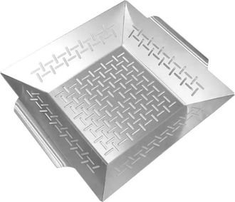 OEM Plancha De Exterior De Acero Inoxidable, Placa Cuadrada, Utensilio Para Barbacoa, 33,8 28,5 6,8 Cm