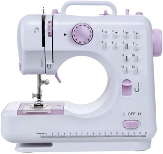 No Brand M&aacute;quina De Coser Multifuncional Con 12 Puntadas, M&aacute;quina De Coser Dom&eacute;stica, M&aacute;quina De Coser El&eacute;ctrica, M&aacute;quina De Coser, Doble L&iacute;nea