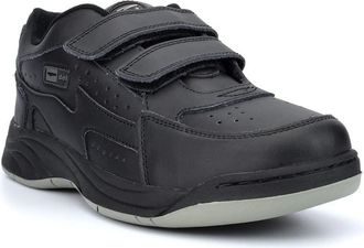 Generic Mens Wide Fit Trainers Mens Coated Leather Trainers Mens Wide Fit Shoes Mens Touch Fastening Trainers Mens Trainers Mens Coated Leather Shoes Sizes 7-