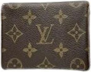 Louis Vuitton Pre-owned Wallets, female, Brown, Size: ONE SIZE Pre-owned Vintage Leather Wallet