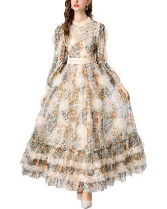 Burryco Burryco Embellished Maxi Dress
