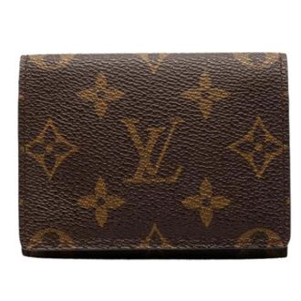 Louis Vuitton Pre-owned Wallets, female, Brown, Size: ONE SIZE Pre-owned Monogram Card Case