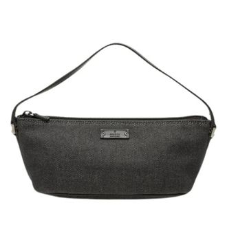 Gucci Pre-owned Denim Mini Shoulder Bag - Dames - Pre-owned - Zwart - Maat: ONE Size Denim