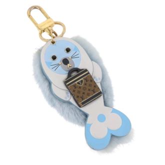Louis Vuitton Pre-owned Fur key-holders - Dames - Pre-owned - Blauw - Maat: ONE Size