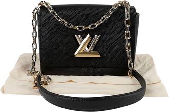 Louis Vuitton Twist Mm Charm Decoration Shoulder Bag (Authentic Pre-Loved)