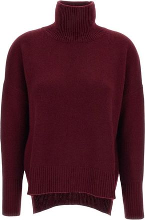 Lisa Yang Cashmere Truien - Dames - Cashmere truien - Rood - XS - Kasjmier - Truien & Vesten