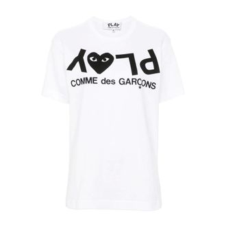 Comme Des Gar&ccedil;ons Dames, Tops, Wit, Maat: M Katoen