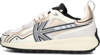 Kaotiko Schoenen, Dames, Veelkleurig, 37 EU, Gouden Detroit Lage Top Sneakers