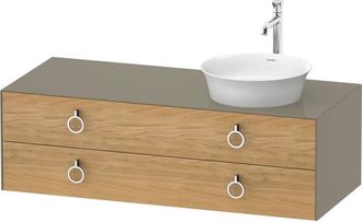 Duravit Duravit - Tulip Blanco, Mueble De Ba&ntilde;o Colgado En La Pared, Ancho