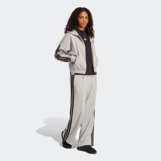 adidas Trainingsanzug ADIDAS SPORTSWEAR W ENERGIZE TS, Damen, Gr. M, grau (medium grau heather), Obermaterial: 70% Baumwolle, 30% Polyester, Sportanz&uuml;ge Trai