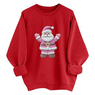 Generic Womens Novelty Xmas Jumpers Christmas Sweatshirt Uk Women Sweatshirt Winter Chunky Winter Jumpers for Women Uk Christmas Sweaters for Pattern Sweaters