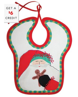 Vietri Vietri Old St. Nick Baby Bib With $6 Credit