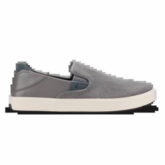 Olukai Mens LaeAhi Kapa Shoes In Graphite / Dark Shadow