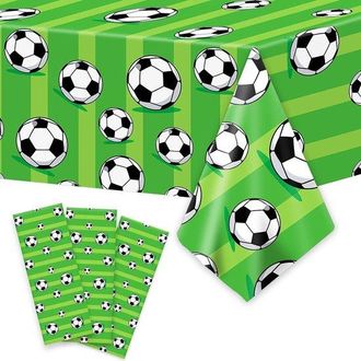No Brand Mantel F&uacute;tbol Pe, 3 Piezas, 137 Cm 274 Cm, Copa Mundial 2026, Copa Mundial, Impermeable, Camino Pl&aacute;stico F&uacute;tbol, Fiesta Campeonato Mundial