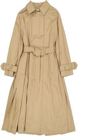 Herno Trenchcoat met ceintuur - Dames - Trenchcoats - Beige - L - Katoen - Jassen