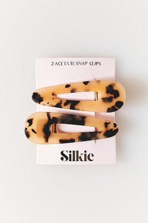 Anthropologie Silkie Acetate Snap Clips