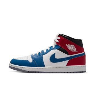 Nike Jordan Mens Air Jordan 1 Mid Shoes in Blue | DQ8426-406