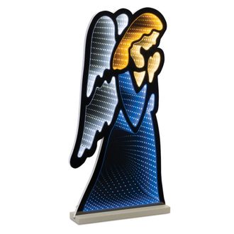 Melrose International Holiday Angel Ekko Light Display 24.5 - Blue, Yellow, White