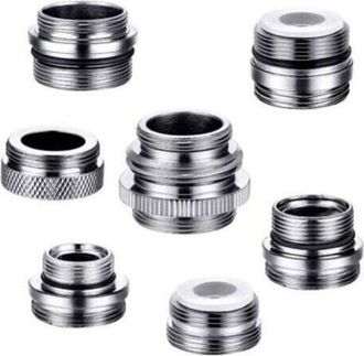 OEM Juego De 7 Adaptadores Para Grifo, Adaptador De Aireador De Lat&oacute;n Para Fregadero De Cocina, Adaptador De Grifo Macho/hembra Para Conectar Una Manguera