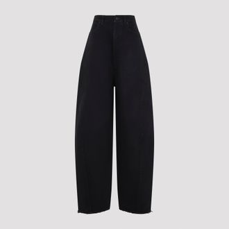 Balenciaga High Waist Barrel Twisted Jeans