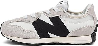 New Balance (TD) New Balance 327 New-B Hook & Loop Shoes Grey Beige Black NW327FE
