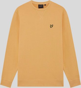 Lyle & Scott Lyle And Scott Mens Cotton Crew Neck Sweatshirt - Yellow - Size: 40
