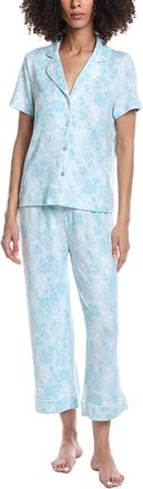 Splendid 2Pc Notch Top & Crop Pant Set