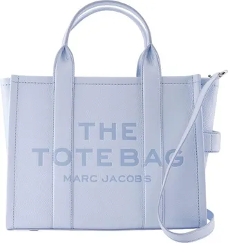 Marc Jacobs Womens Tote Blue Cowhide