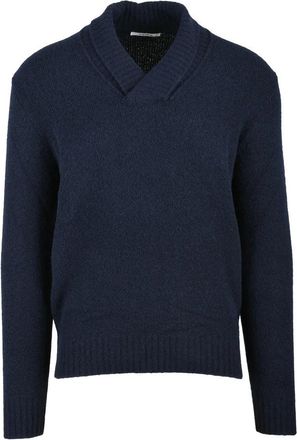KANGRA V-Neck Sweater Navy Blue