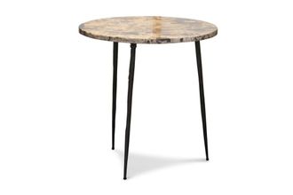 PIB Mesa auxiliar de marmol beige