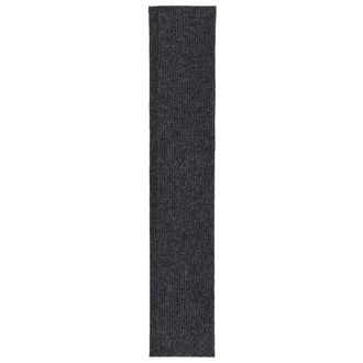 Berkfield Home Dirt Trapper Carpet Runner 100x500 cm Anthracite in Black | Size: 100 cm diameter
