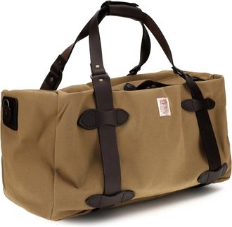 Filson Mens Medium Rugged Twill Travel Bag Tan Cotton Shoulder Suitcases