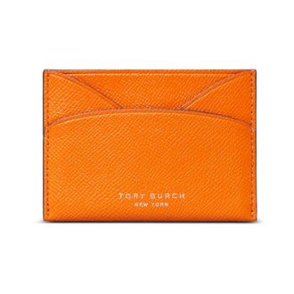 Tory Burch Tory Burch, Wallets & Cardholders, female, Orange, Size: ONE SIZE Romy Flat Card Case