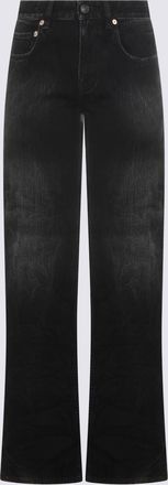 Balenciaga Black Cotton Jeans