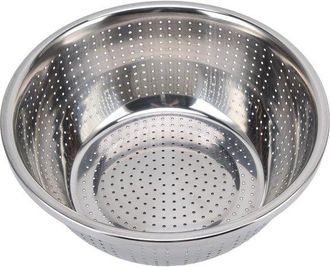 OEM Cesta Para Lavar Verduras - Colador De Cocina - Filtro De Cesta De Drenaje - Verduras, Frutas Y Arroz - Acero Inoxidable (30 Cm)