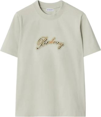Burberry Jwear T Shirt - Dames - T-shirts - Wit - S - Katoen - Tops