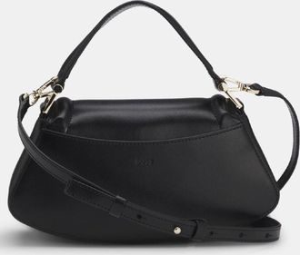 HUGO BOSS Womens Accessories Ariell Leather Shoulder Bag in Black - One Size