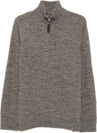 Maison Margiela Quarter-zip Knitted Sweater