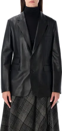 Ralph Lauren Black Leather Blazer