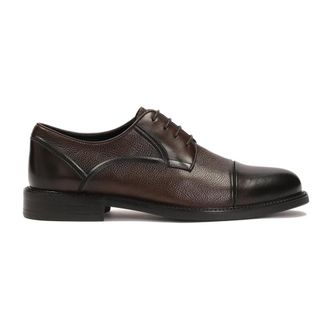 Kazar Elegante herenschoenen met cap toe neus - Heren - Nette schoenen - Bruin - 43 EU - Leer - Schoenen