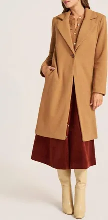 Matty M Warren Coat in Camel at Nordstrom, Size X-Small
