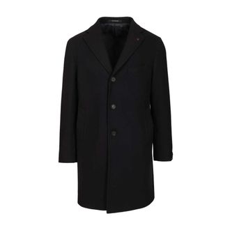 Tagliatore Coats - Heren - Mantel - Blauw - S - Wol - Jassen